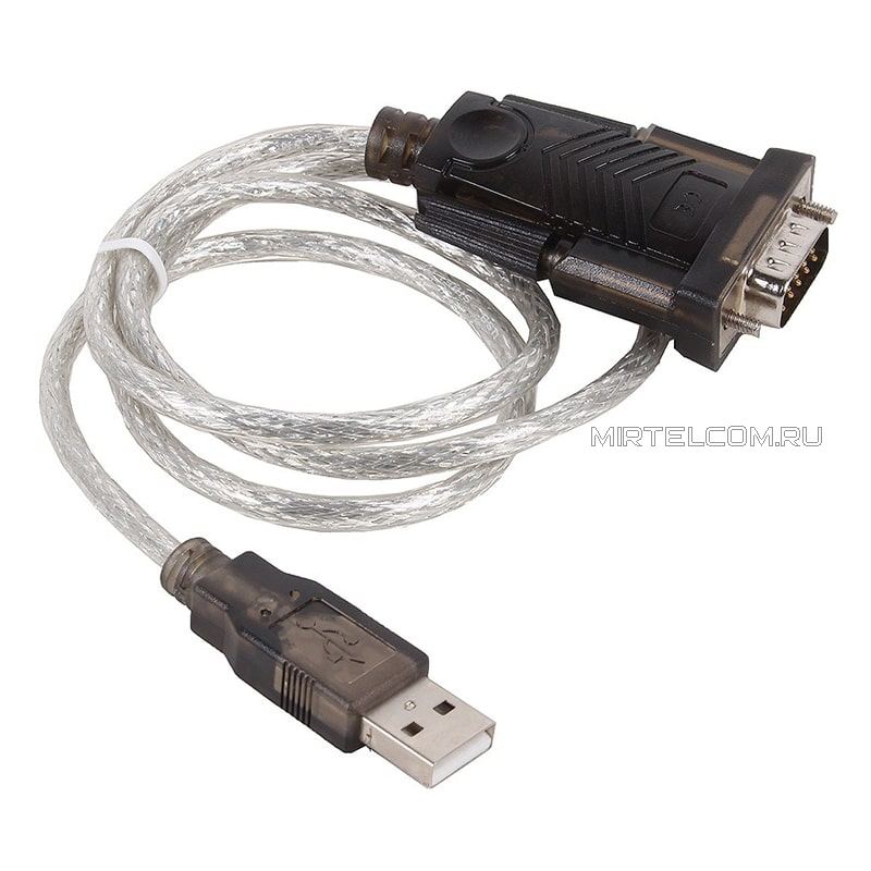 Шнур переходник USB - COM DB9M RS-232, 1,8м, купить в Тюмени