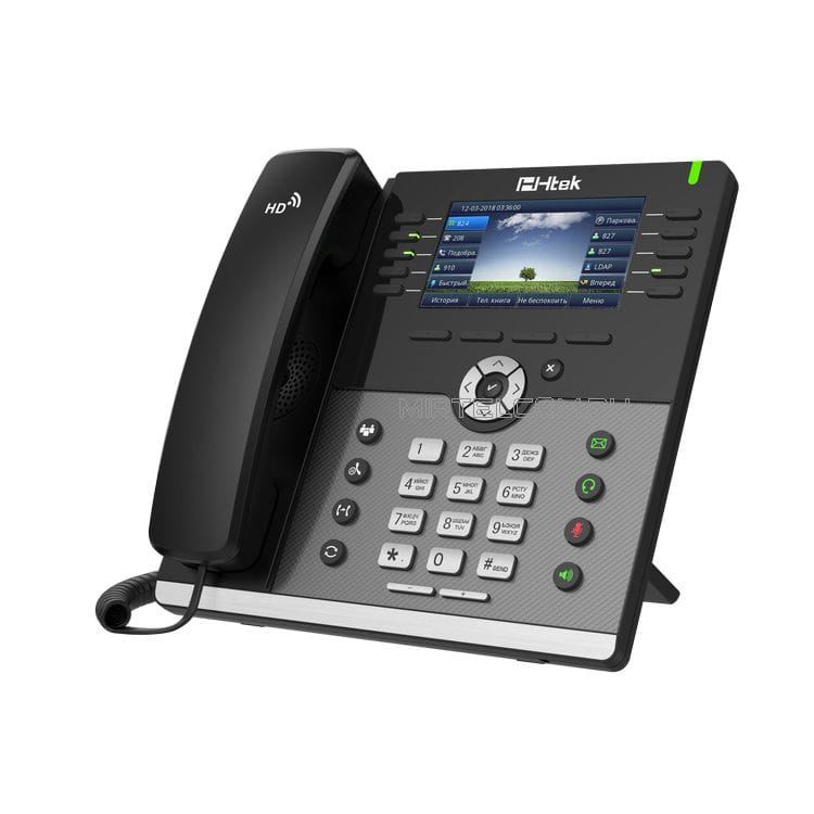 SIP-телефон Htek UC926E RU, 2 порта Gigabit Ethernet, WiFi, PoE (16 SIP-аккаунтов), купить в Тюмени