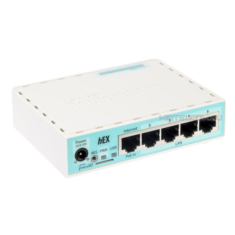 Маршрутизатор MikroTik hEX (RB750GR3), купить в Тюмени