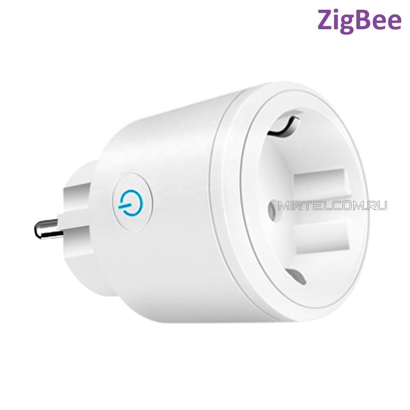 Умная ZigBee розетка Tuya, 1 гнездо, 16А, купить в Тюмени