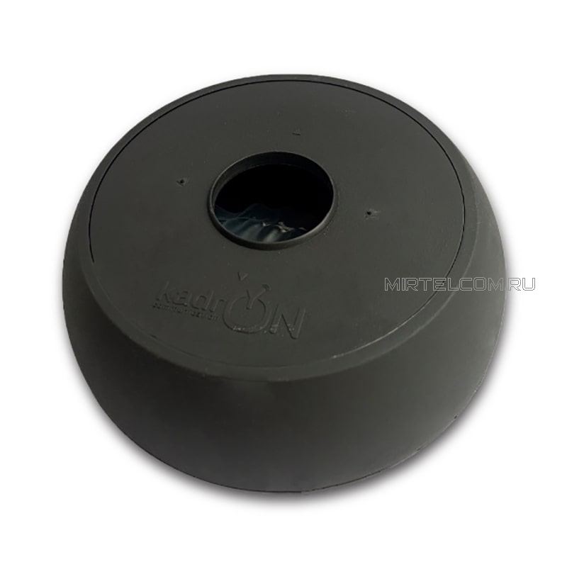 Универсальная монтажная коробка для монтажа камер видеонаблюдения 130x42 мм (аналог МК-2 PRO), черный, купить в Тюмени